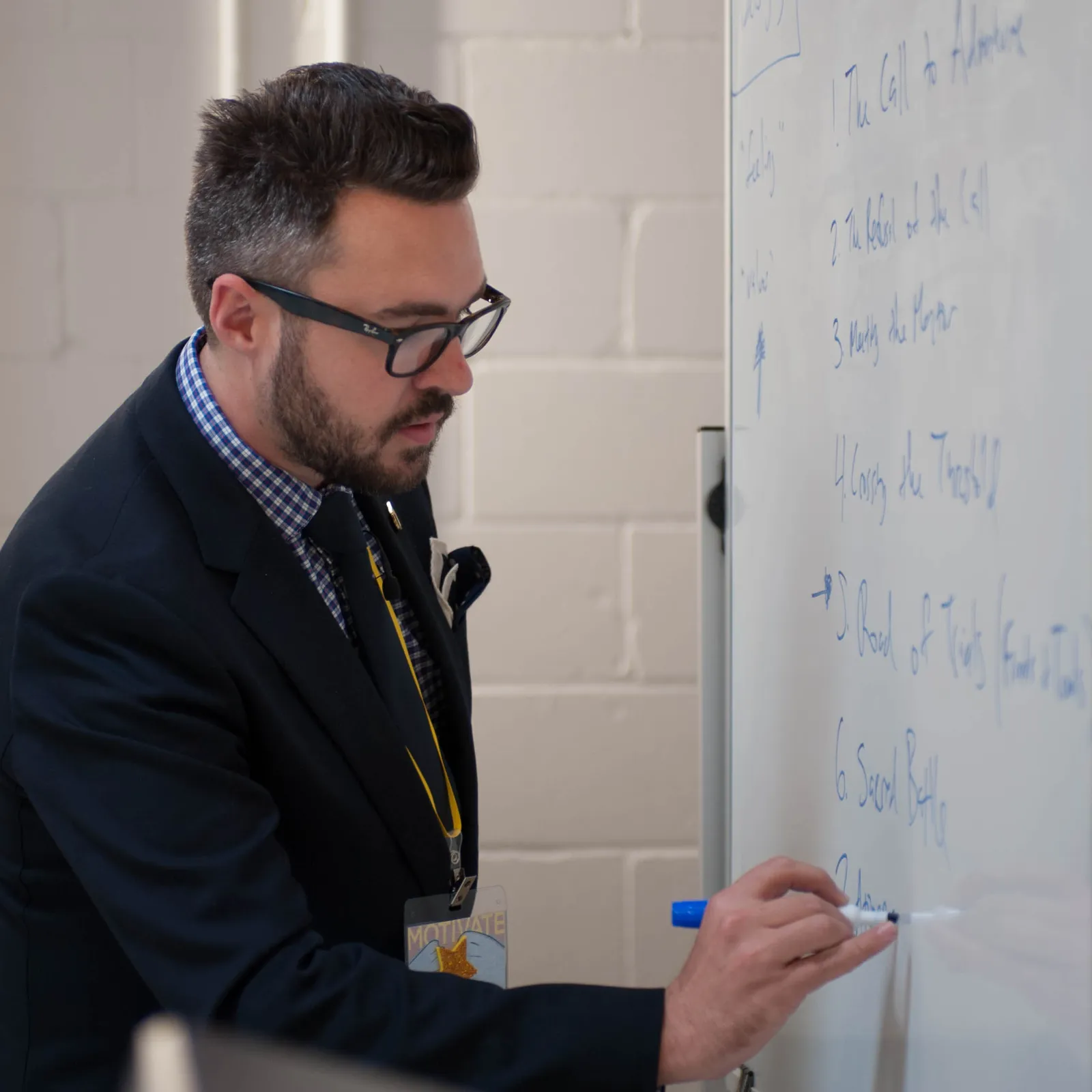 Stevo presenting at Motivate Summit in Toronto