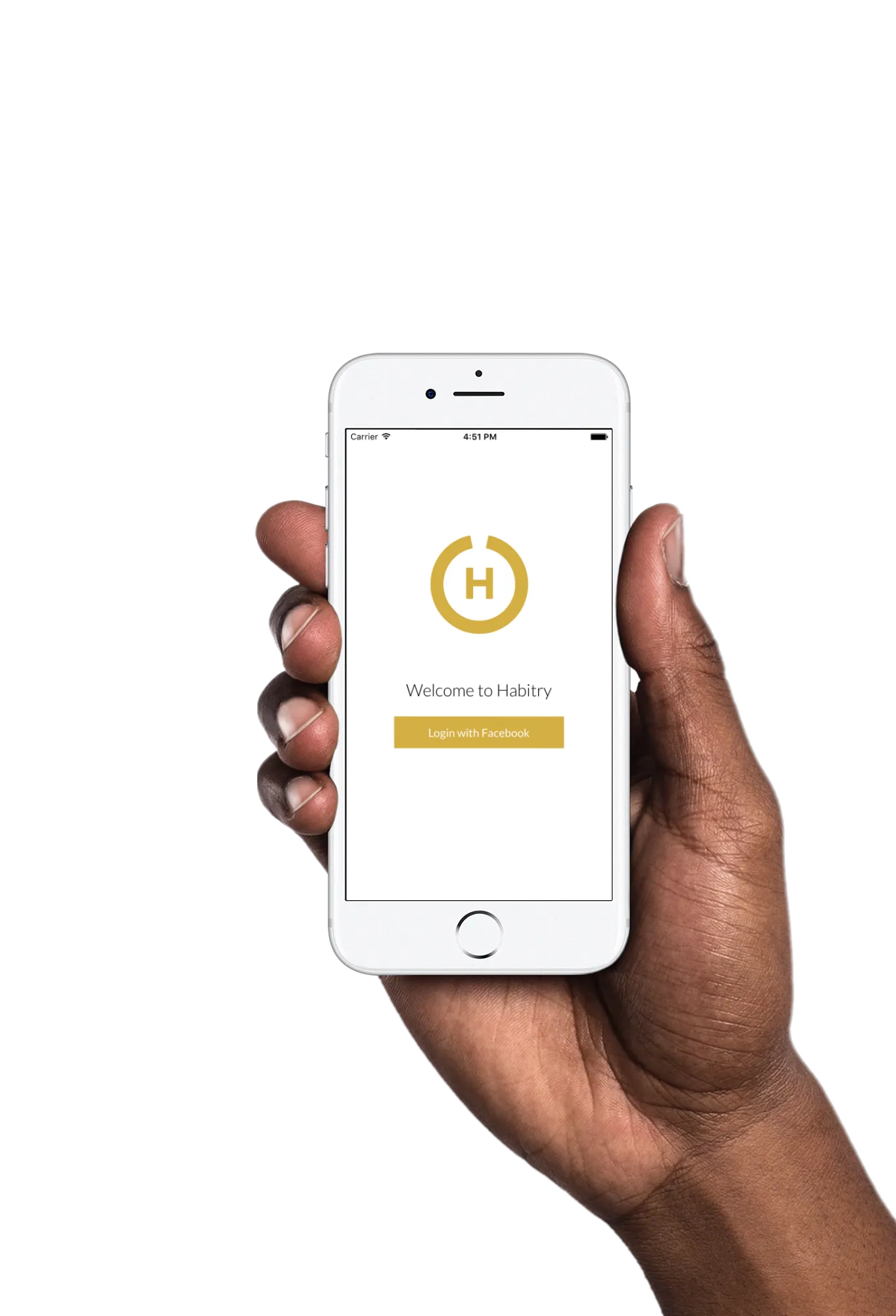 Habitry iOS app title screen