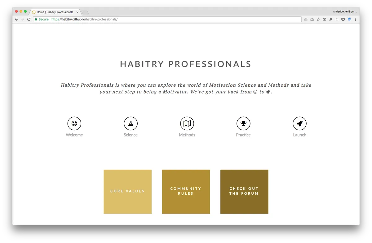 Habitry Professionals product screenshot